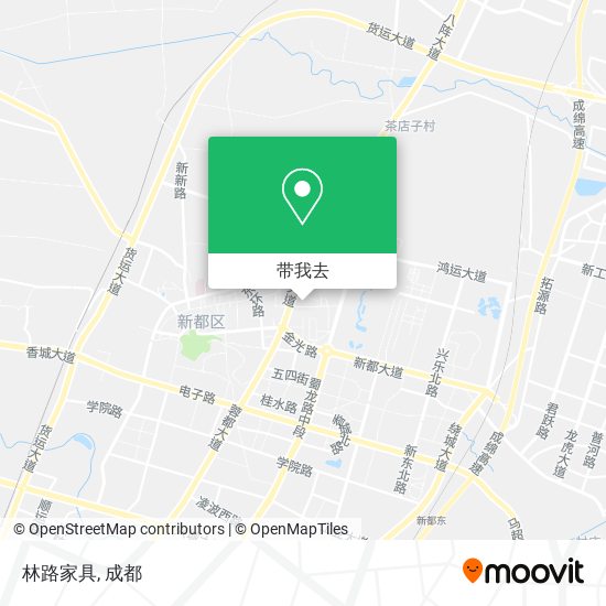 林路家具地图