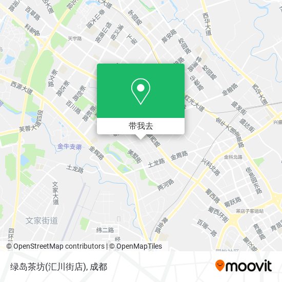 绿岛茶坊(汇川街店)地图