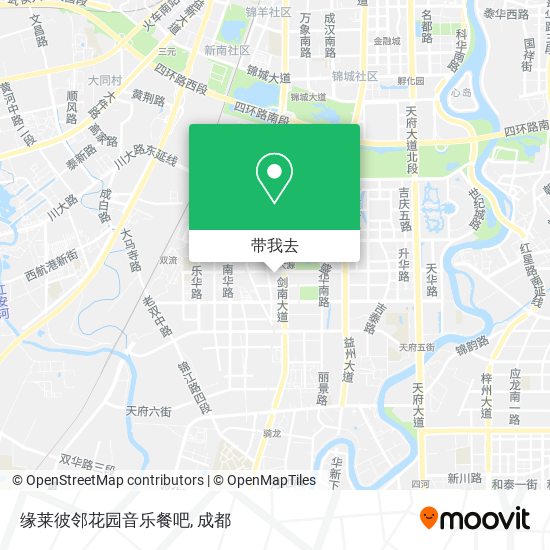 缘莱彼邻花园音乐餐吧地图