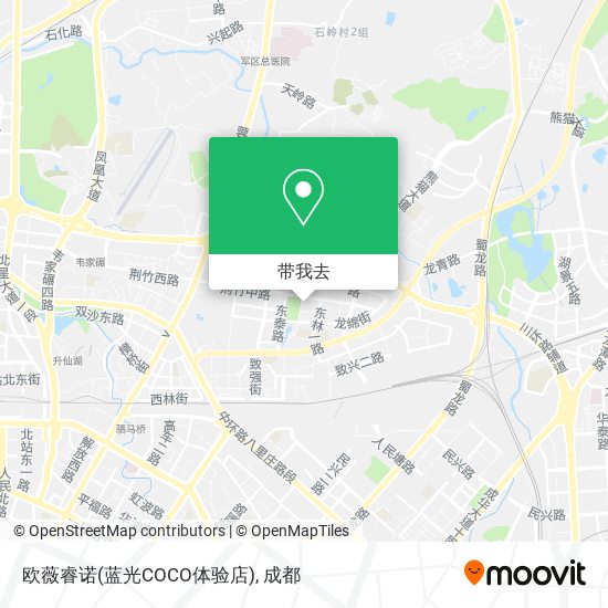 欧薇睿诺(蓝光COCO体验店)地图