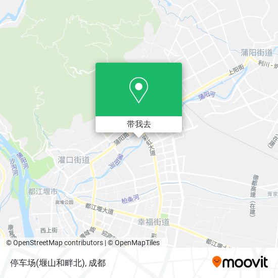 停车场(堰山和畔北)地图