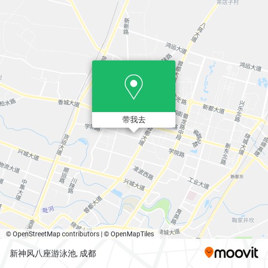 新神风八座游泳池地图