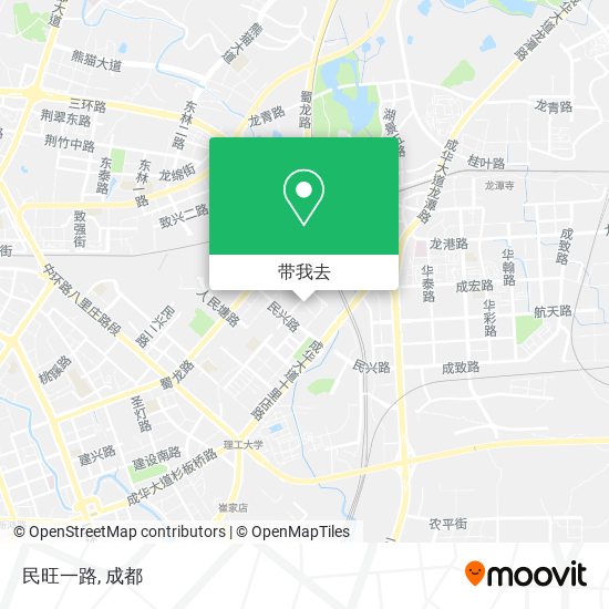 民旺一路地图