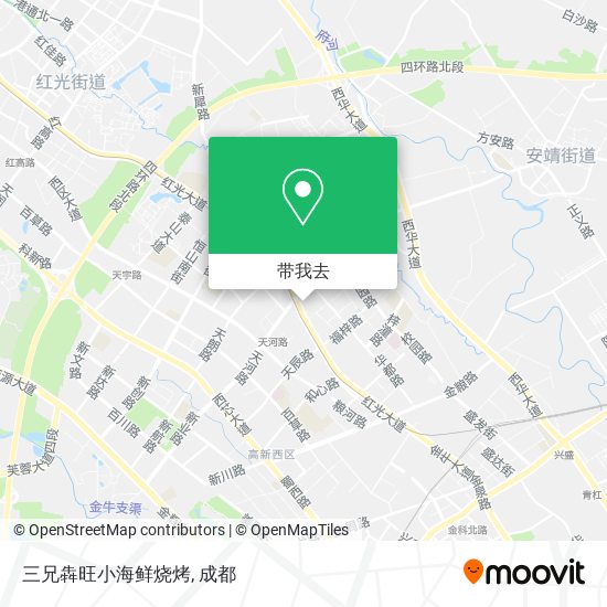 三兄犇旺小海鲜烧烤地图