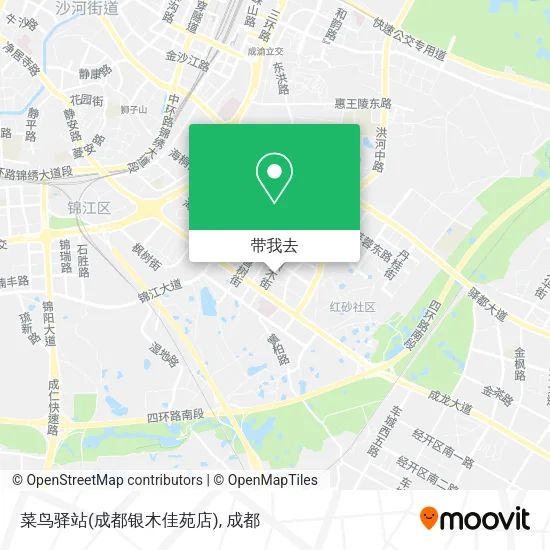 菜鸟驿站(成都银木佳苑店)地图