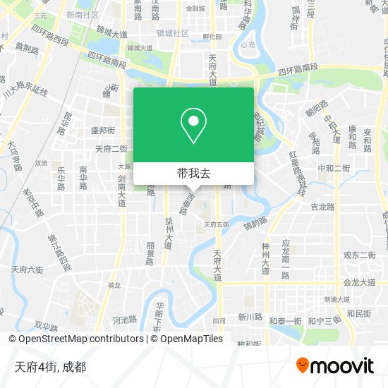天府4街地图
