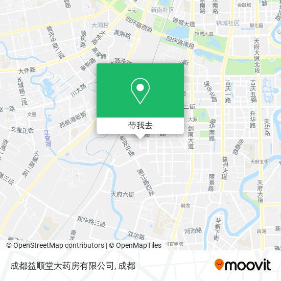 成都益顺堂大药房有限公司地图