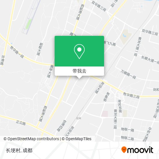 长埂村地图