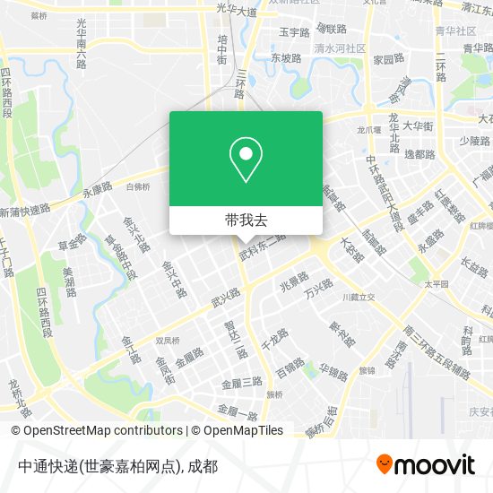 中通快递(世豪嘉柏网点)地图