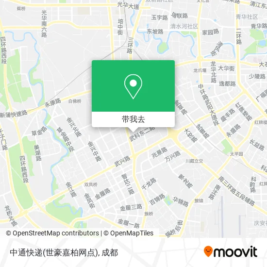 中通快递(世豪嘉柏网点)地图