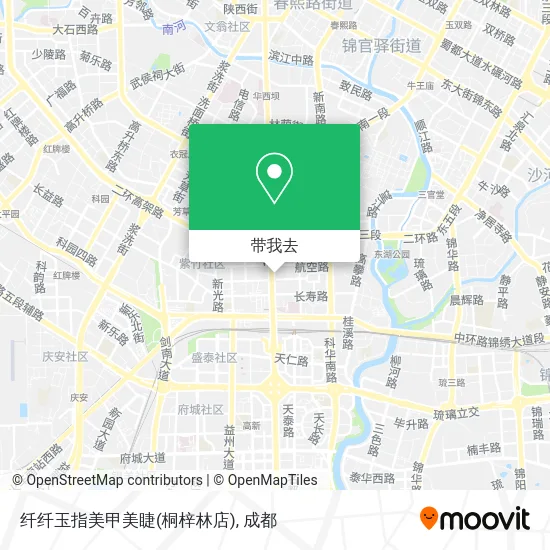 纤纤玉指美甲美睫(桐梓林店)地图