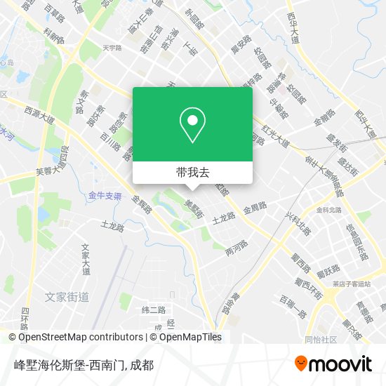峰墅海伦斯堡-西南门地图
