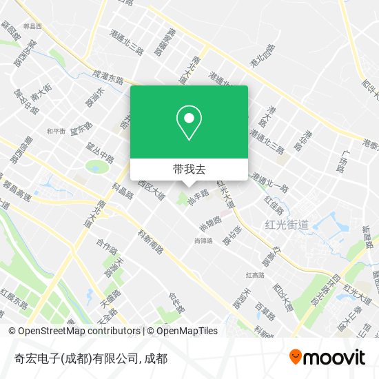 奇宏电子(成都)有限公司地图