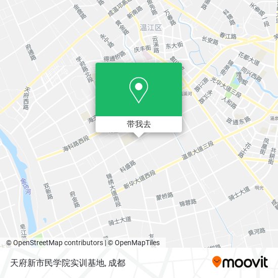 天府新市民学院实训基地地图