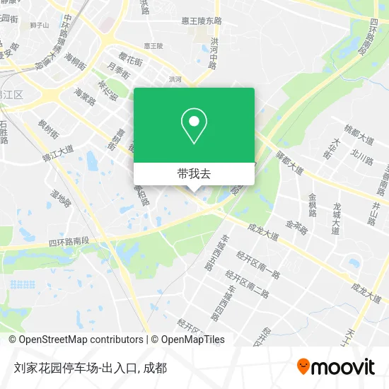 刘家花园停车场-出入口地图