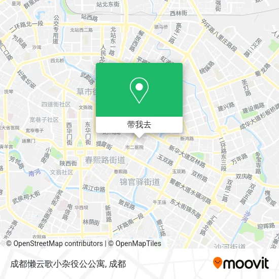 成都懒云歌小杂役公公寓地图