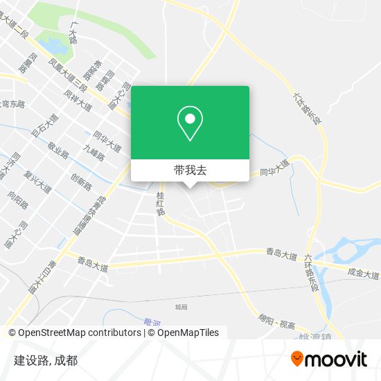 建设路地图