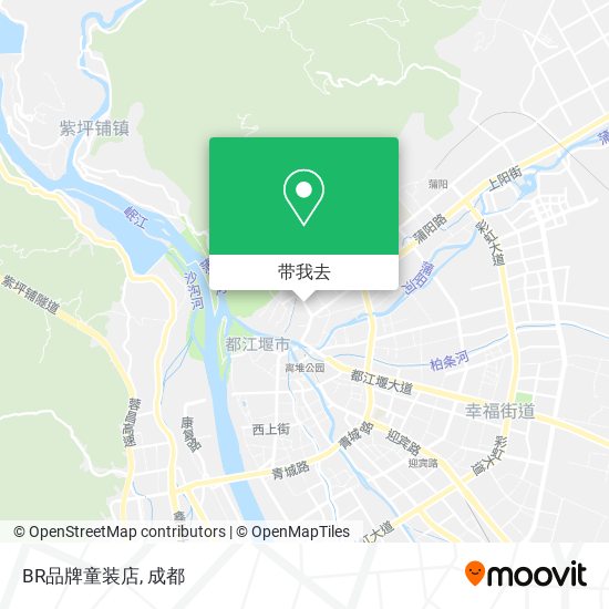 BR品牌童装店地图
