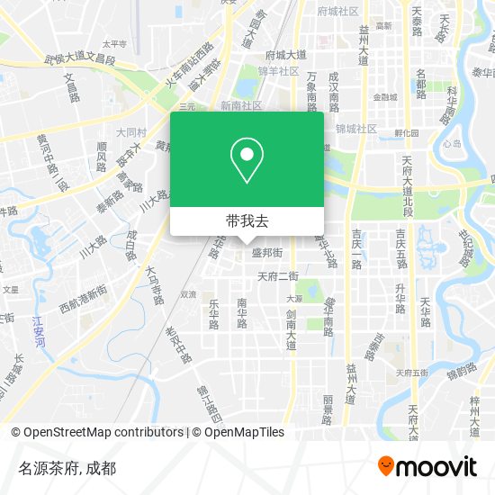 名源茶府地图