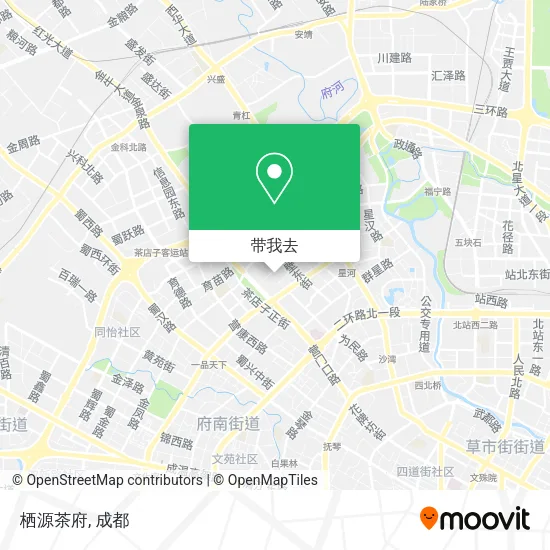 栖源茶府地图