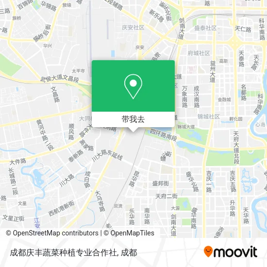 成都庆丰蔬菜种植专业合作社地图