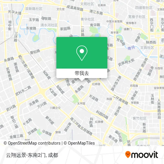 云翔远景-东南2门地图