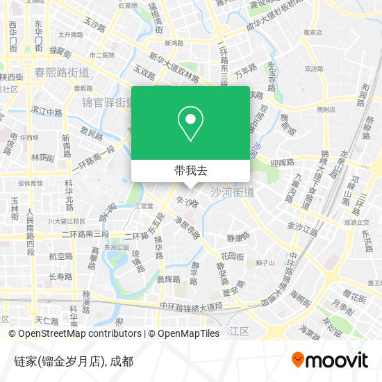 链家(镏金岁月店)地图