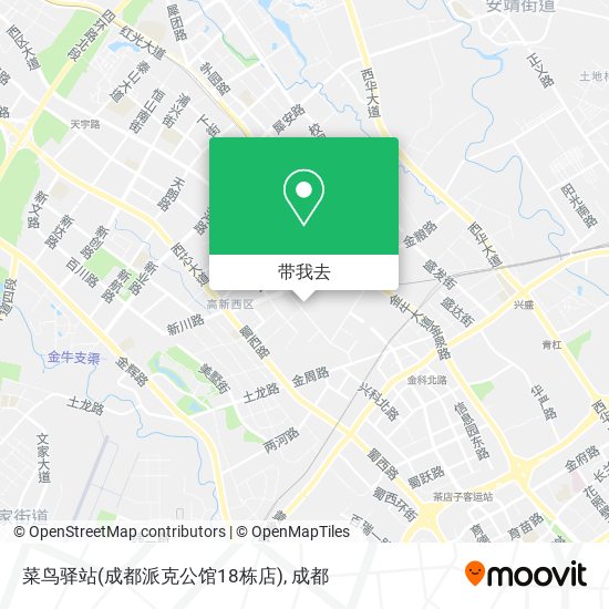 菜鸟驿站(成都派克公馆18栋店)地图
