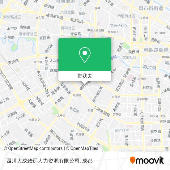 四川大成致远人力资源有限公司地图