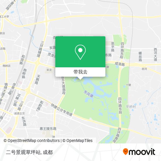 二号景观草坪站地图