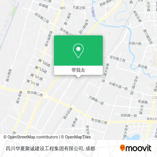 四川华夏聚诚建设工程集团有限公司地图