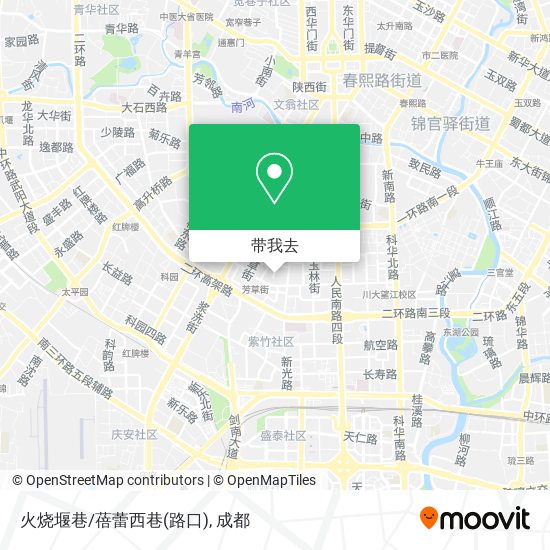 火烧堰巷/蓓蕾西巷(路口)地图