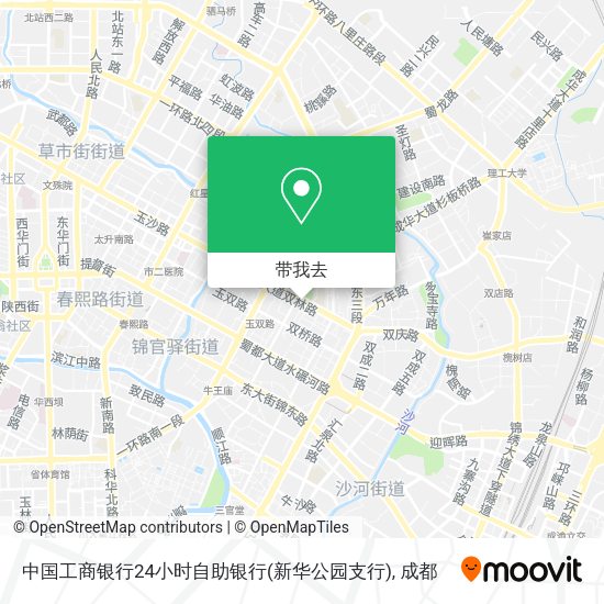 中国工商银行24小时自助银行(新华公园支行)地图