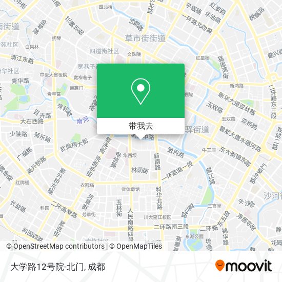 大学路12号院-北门地图
