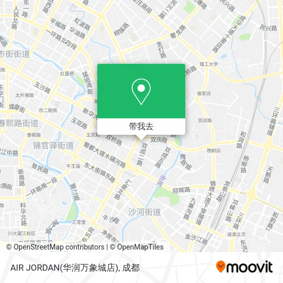 AIR JORDAN(华润万象城店)地图