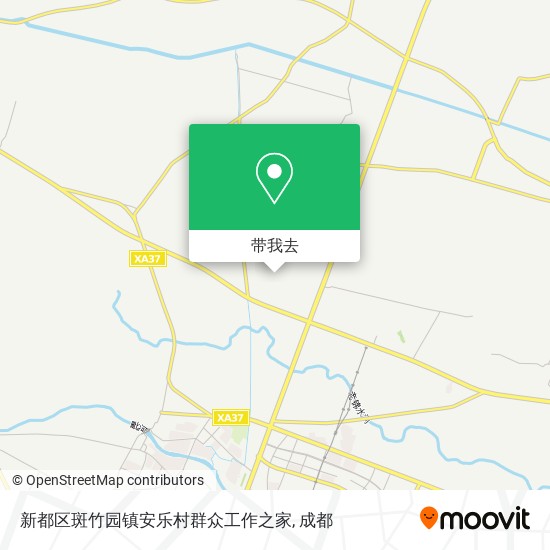 新都区斑竹园镇安乐村群众工作之家地图