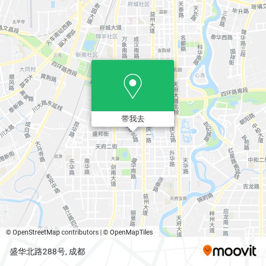 盛华北路288号地图