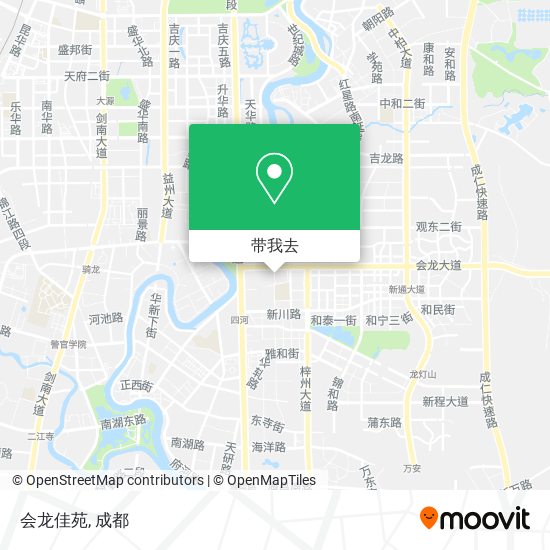 会龙佳苑地图