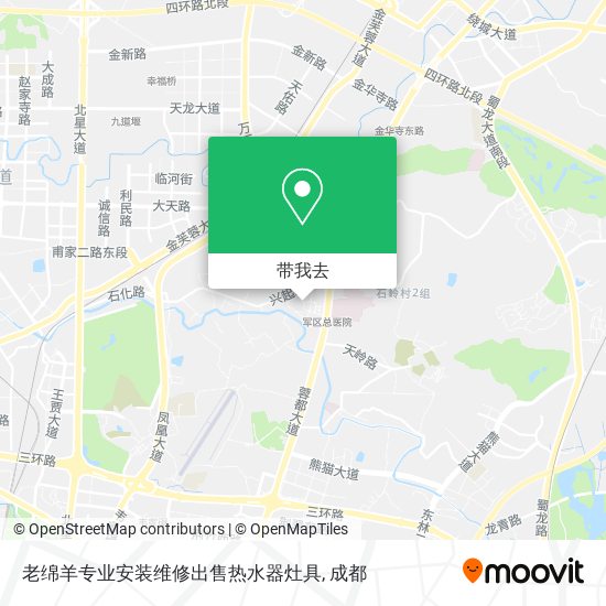 老绵羊专业安装维修出售热水器灶具地图