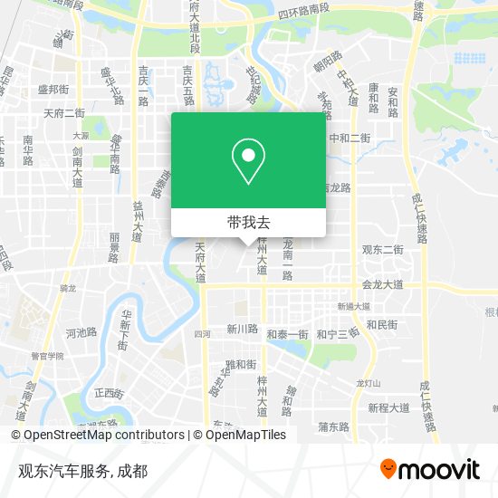 观东汽车服务地图