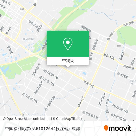 中国福利彩票(第51012644投注站)地图