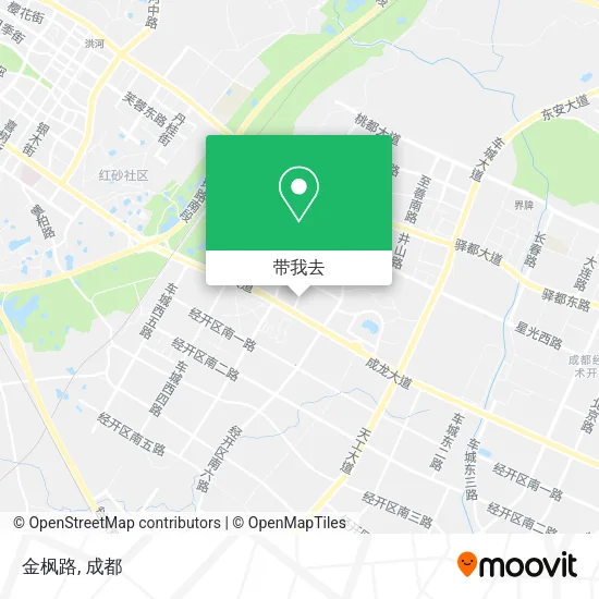 金枫路地图