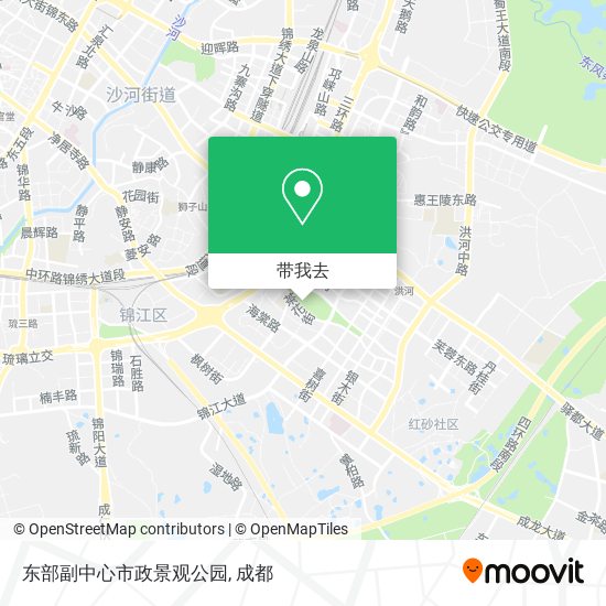 东部副中心市政景观公园地图