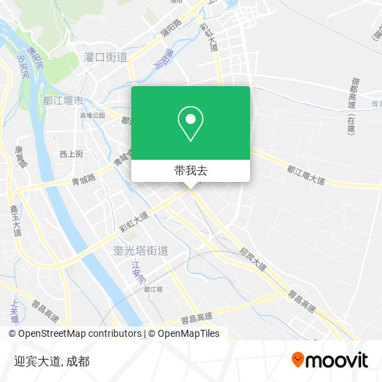 迎宾大道地图
