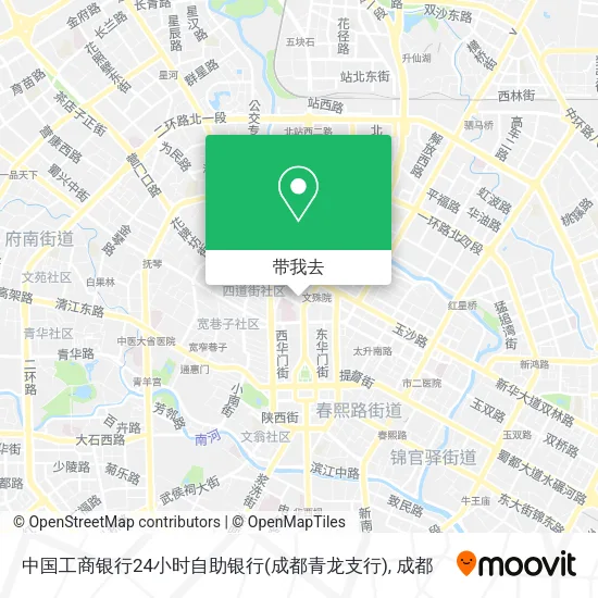 中国工商银行24小时自助银行(成都青龙支行)地图