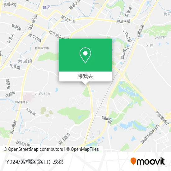 Y024/紫桐路(路口)地图