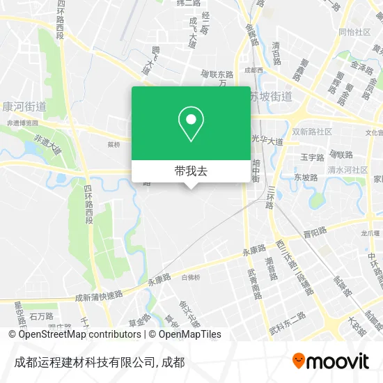成都运程建材科技有限公司地图