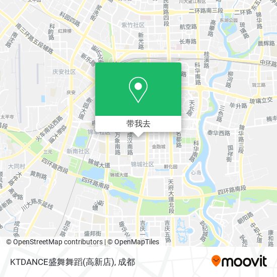 KTDANCE盛舞舞蹈(高新店)地图