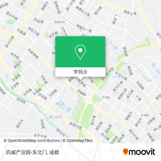 四威产业园-东北门地图