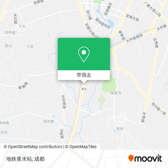 地铁黄水站地图